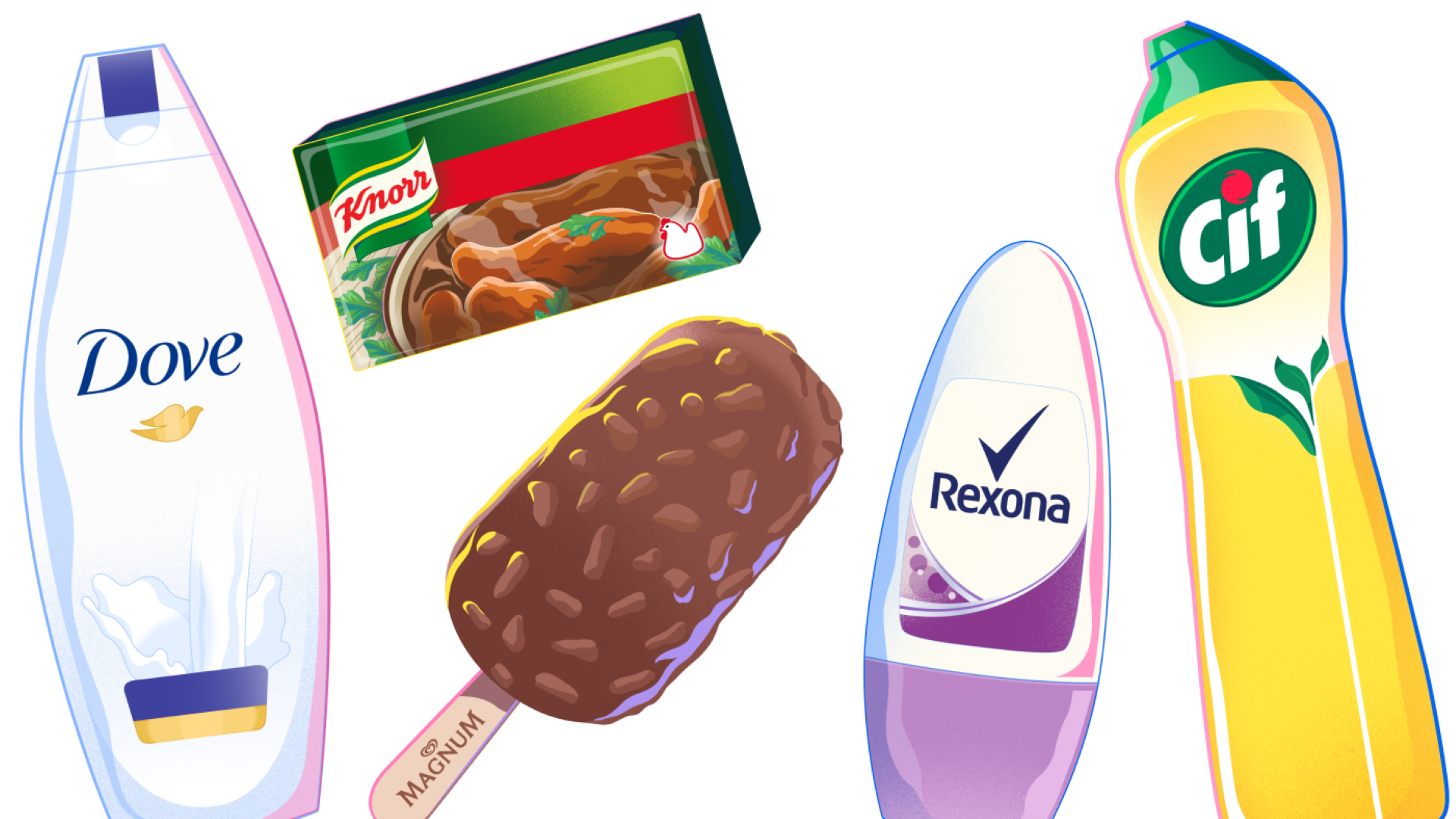   各种联合利华产品